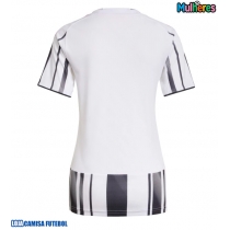 Camisa de Futebol Juventus Equipamento Principal Mulheres 2025-26 Manga Curta